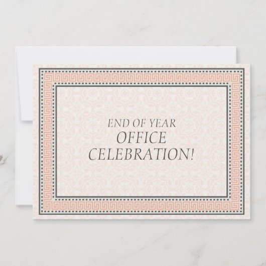 Patronen en grenzen 1 - Bedrijfs partijuitnodiging Kaart (Voorkant)