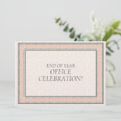 Patronen en grenzen 1 - Bedrijfs partijuitnodiging Kaart (Staand voorkant)