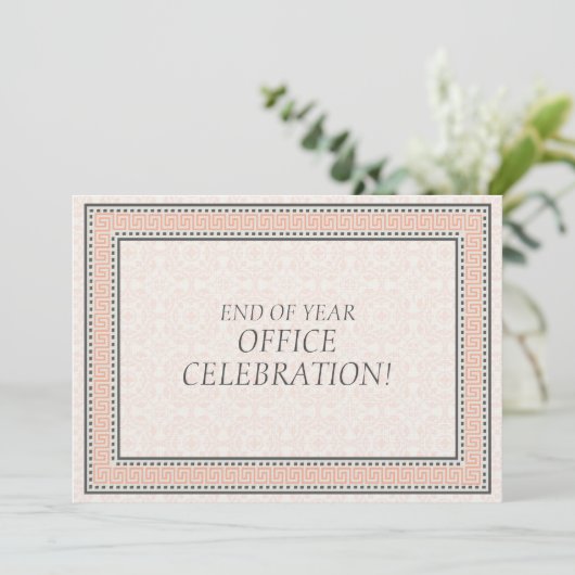 Patronen en grenzen 1 - Bedrijfs partijuitnodiging Kaart (Staand voorkant)