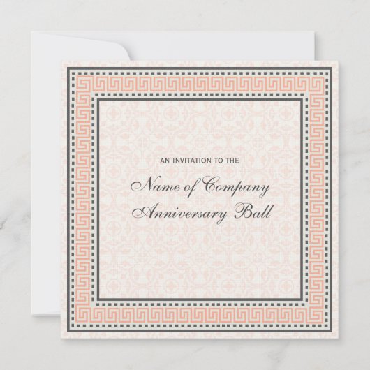 Patronen en grenzen 1 Bedrijfsklare Jubileum Kaart (Voorkant)