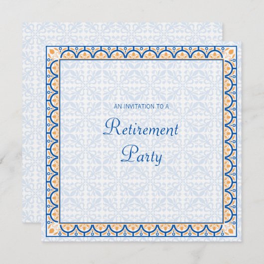 Patronen en grenzen 2 Uitnodiging van de PARTIJ va (Voorkant / Achterkant)