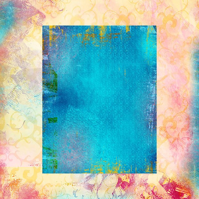 Patronen en schilderingen Blauw Damaskrapbook (Creator heeft geüpload)