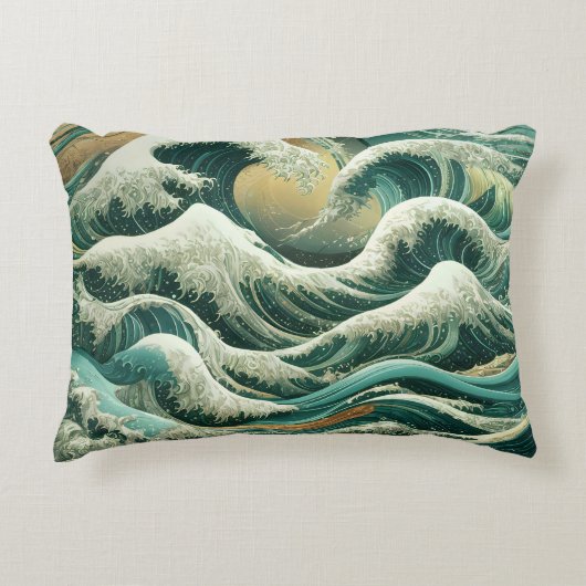 Patronen Geïnspireerd door het Zee Accent Kussen (Voorkant)