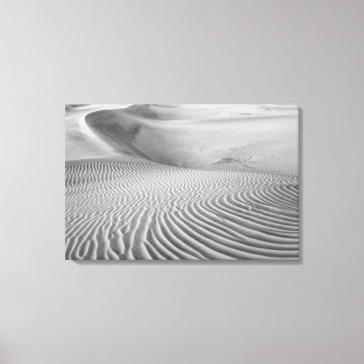 Patronen in de zandduinen canvas afdruk (Voorkant)
