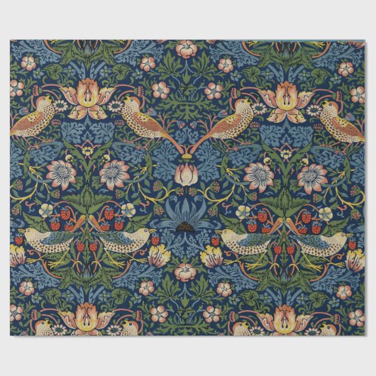 Patronen in een bloemenboom cadeaupapier (Vlak)