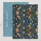 Patronen in een bloemenboom feestdagenkaart (Voorkant / Achterkant)