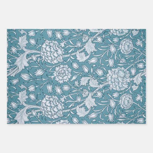 Patronen in een bloemenboom inpakpapier vel (Voorkant 3)