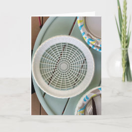 Patronen in effen zicht Foto Blank Wenskaart Kaart