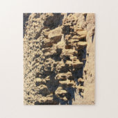 patronen in zand na regen legpuzzel (Verticaal)