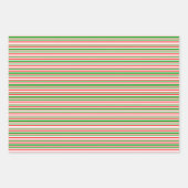Patronen met rode, witte, groene kerststijl inpakpapier vel (Voorkant 2)