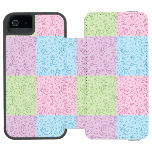 patronen met slangen incipio iPhone portemonnee hoesje (Agenda Open)