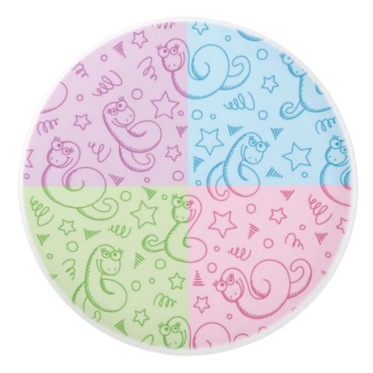 patronen met slangen keramische knop (Voorkant)