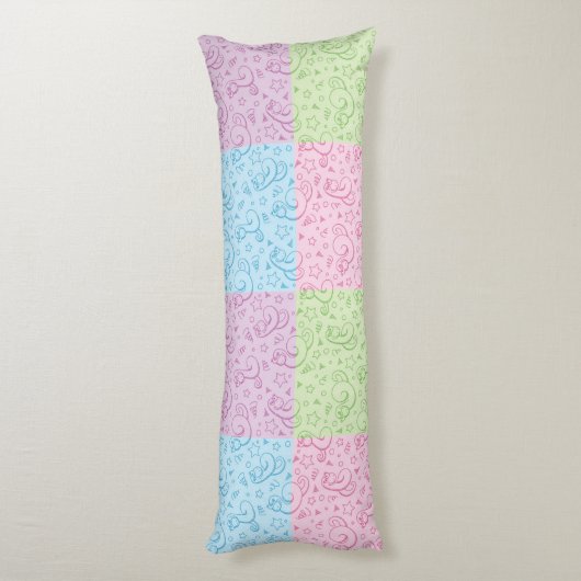 patronen met slangen lichaamskussen (Achterkant (Verticaal))