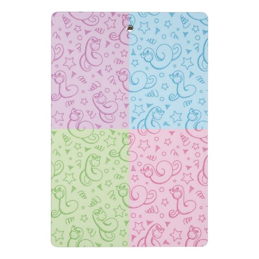 patronen met slangen mini klembord (Achterkant)