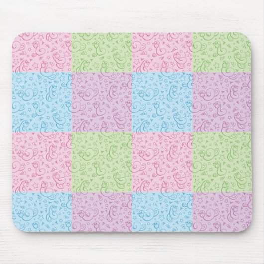 patronen met slangen muismat (Voorkant)