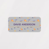 Patronen ruimte ufo neutrale kleur labels (Design 1)