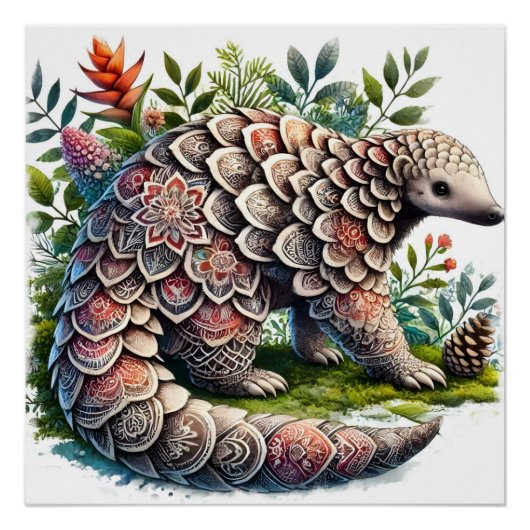 Patronen van de Natuur - Jungle Schubdier Perfect Poster (Voorkant)