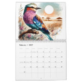 Patronen van de savanne graslanden kalender (Feb 2027)