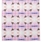 Patronen van dieren douchegordijn (Voorkant)