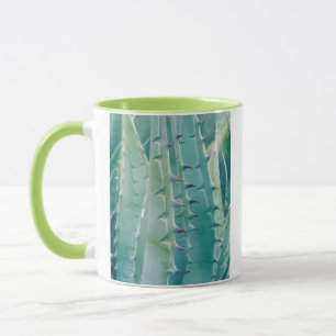 Patronen van een Agave plant Mok