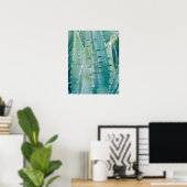 Patronen van een Agave plant Poster (Thuiskantoor)