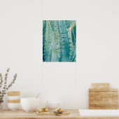 Patronen van een Agave plant Poster (Keuken)