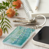 Patronen van een Agave plant Sleutelhanger (Voorkant Rechts)