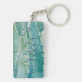 Patronen van een Agave plant Sleutelhanger (achterkant)