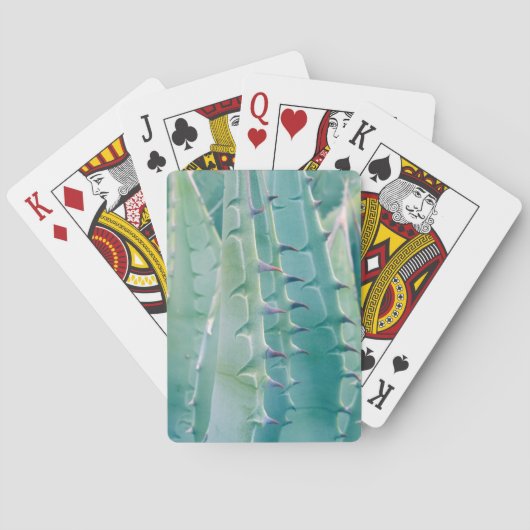 Patronen van een Agave plant Speelkaarten (Achterkant)