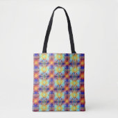 Patronen van licht Boho Tote Bag (Voorkant)