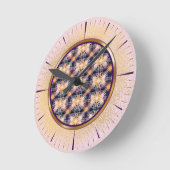 Patronen van licht ronde klok (Hoek)