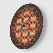 Patronen van Licht Wandklok (Hoek)