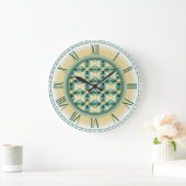 Patronen van lichte wandklok (Huis)