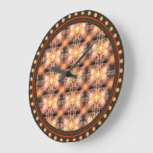 Patronen van lichte wandklok (Hoek)