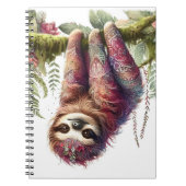 Patronen van Natuur - Oerwoud Sloth Notitieboek (Voorkant)