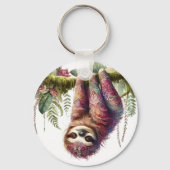 Patronen van Natuur - Oerwoud Sloth Sleutelhanger (Voorkant)