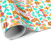 Patronen van schildklierige insecten cadeaupapier (Rol Hoek)