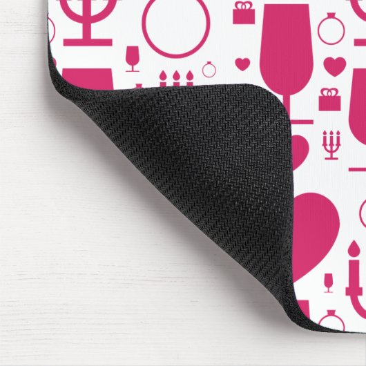 patronen van Valentijnsdagen Muismat (Hoek)