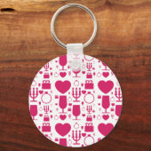 patronen van Valentijnsdagen Sleutelhanger (Voorkant)