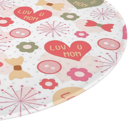 Patronen voor Moederdag Snijplank (Hoek)