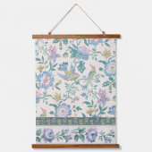  Patronen voor Paarse Bloemen & Vogels Hangend Wandkleed (Voorkant)