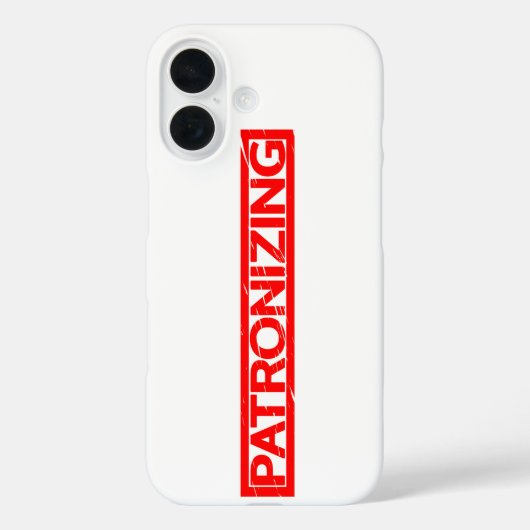 Patronistisch stempel Case-Mate iPhone case (Achterkant)