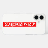 Patronistisch stempel Case-Mate iPhone case (Achterkant (horizontaal))