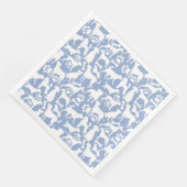 patroon 02.b LBlue BG Servet (Hoek)
