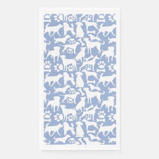 patroon 02.b LBlue BG Servet (Voorkant)