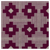 Patroon 061214 - Wit op Deep Red 660036 Stof (Close Up)