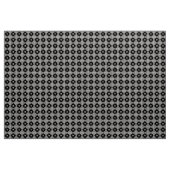 Patroon 061214 - Wit op Zwart Stof (Yard (91,4 cm))