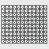 Patroon 061214 - Zwart met wit Cadeaupapier (Vlak)