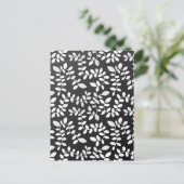 Patroon 10 bladeren briefkaart (Staand voorkant)