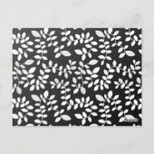 Patroon 10 bladeren briefkaart (Achterkant)